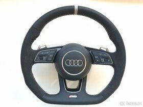 Audi volant s RS pádly šeda nit +12ti hodinovka