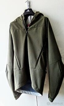 Khaki softshellová bunda s kapucí Northfinder --vel.M