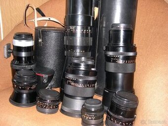prodám klasické objektivy Zeiss Meyer Gorlitz Pentacon six
