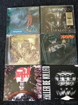 Prodám cd rock metal death