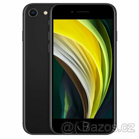 APPLE IPHONE SE 2020 128GB ČERNÝ, ve velmi dobrém stavu - 1