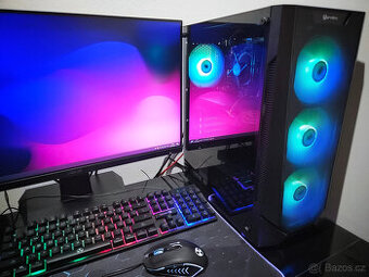 Herní PC Core i5,RX580 8GB,16GB,SSD1TB,WIFI+BT,ARGB,ZARUKA