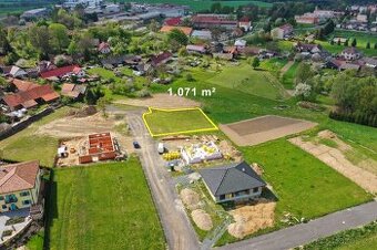 Prodej stavebního pozemku 1071m2