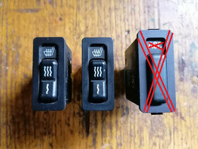 BMW E36 / BMW Z3 vypínače el.oken,výhřev sedaček,atd