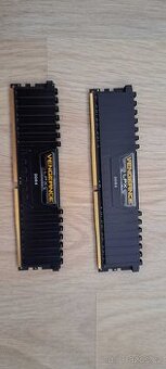 DDR4, 2x8GB Corsair Vengeance LPX