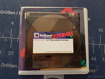 Pro sběratele Kazeta SyQuest 270MB