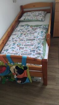Postel z masivu 70x160 olše