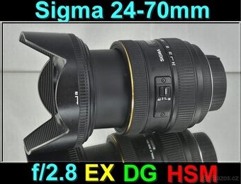 pro Nikon - SIGMA 24-70 mm f/2,8 EX DG HSM FX