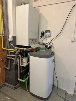 Kotel a zásobnik na vodu