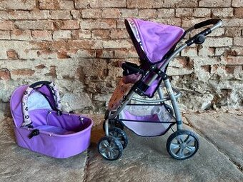 Kočárek pro panenky 2v1