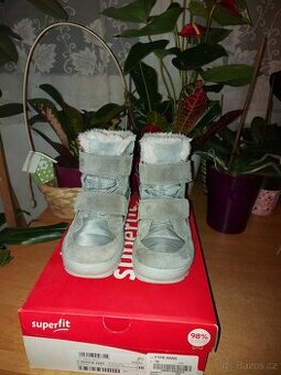 Detske zimni kožené boty Superfit
