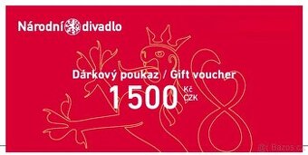 Voucher do Národního divadla (jakékoliv představení)