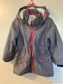 Zimní bunda, parka holčičí H&M - 1