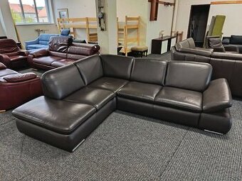 Sedací souprava rohová - kůže