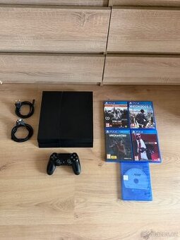 Sony PlayStation 4 Fat 1TB + originál ovládač a PS4 hry