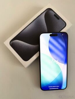 IPhone 15 PRO MAX 256GB modrý titan