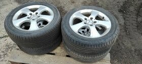 Letní pneu s ALU disky orig. Mercedes A