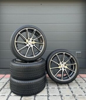 Alu kola MOTEC MCT11 5x112 R19 letní pneu