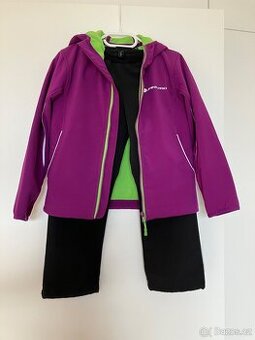Softshell - bunda Alpine Pro a kalhoty Fantom
