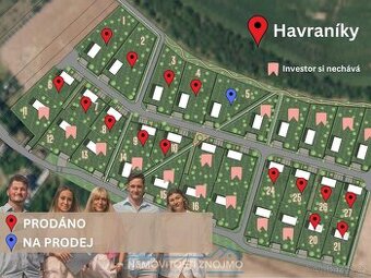 Prodej posledního stavebního pozemku z 16ti, k.ú. Havraníky 