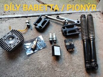 Díly Babetta 210, Jawa Pionýr