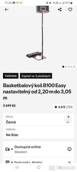Basketbalový koš - 1