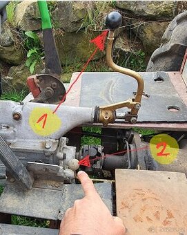 Trakturek skoda 1201, hydraulika treti bod, redukcni prevodo