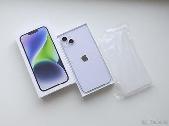 APPLE iPhone 14 128GB Purple - ZÁRUKA 12 MĚSÍCŮ - KOMPLETNÍ