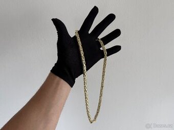 Zlata retiazka kralovsky vzor14k 585/1000 222g