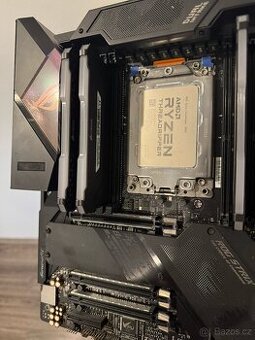 AMD Ryzen Threadripper 3990X 64C, deska, 128GB RAM, chladič