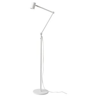 NYMÅNE Stojací/čtecí lampa, bílá