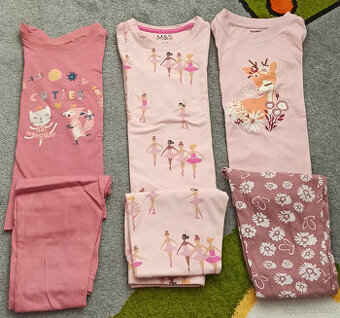 Pyžamka dívčí dl. rukáv vel. 110/116