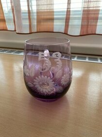 Broušené sklo, hrnek 53