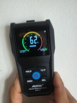 Mestek WM700A digitální vlhkoměr materiálů a dřeva s LCD