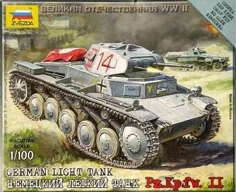 Německý Pz.Kpfw. II | Zvezda | 6102 | 1:100 | Nerozbaleno