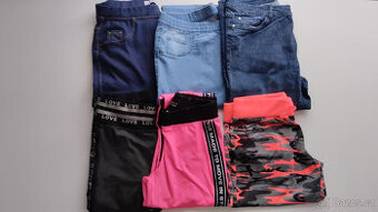 DÁMSKÉ / DÍVČÍ DŽÍNY,LEGÍNY - vel. M-L-XL-XXL