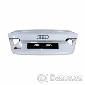 Víko zadní + spojler bílá metalíza LY9C Audi S5 8T 2008