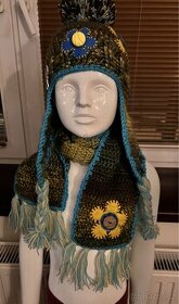 Zimní dětský set čepice a šály