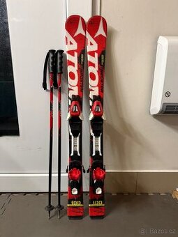 Lyže Atomic Redster JR 100cm s vázáním Atomic XTE red