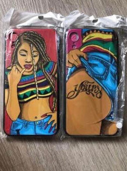 Silikonový kryt Graffiti na Iphone XR