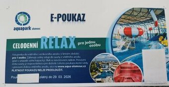 Aquapark Olomouc - celodenní vstupenky