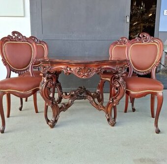 Starožitná jídelní souprava Rokoko