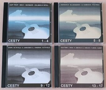 CESTY - celá EP edice - 4x CD-R - 1985-90 - folk-country