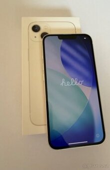 Iphone 13, 128GB, bílý.