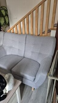 Gauč / pohovka / dvojsedák s křeslem