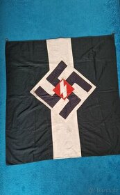 Originální vlajka Hitlerjugend /Deutsches Jungvolk