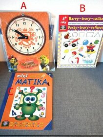 Dětské interaktivní knížky , hodiny –NOVÉ