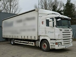 Scania R 310 LB, TŘÍSTRANNÁ SHRNOVACÍ PLACHTA, 22 PALET, HYD