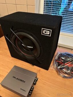 Zesilovač a Subwoofer Gladen..