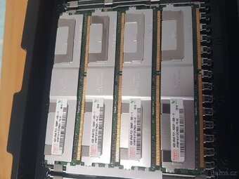 Paměť 16GB 4x 4GB 4Rx8 PC2-5300F ECC DDR2-667MHz